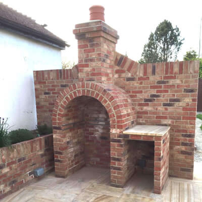 Specialised Brickwork. Barbeque and Garden Cooking Station. Bexhill East Sussex